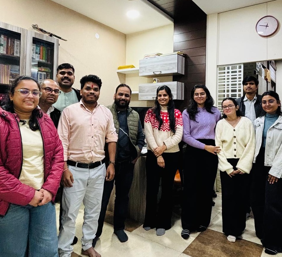 The Legal Window team working at their desks in the Jaipur office