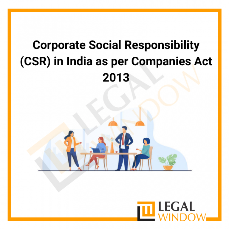 Corporate Social Responsibility (CSR) in India as per Companies Act 2013