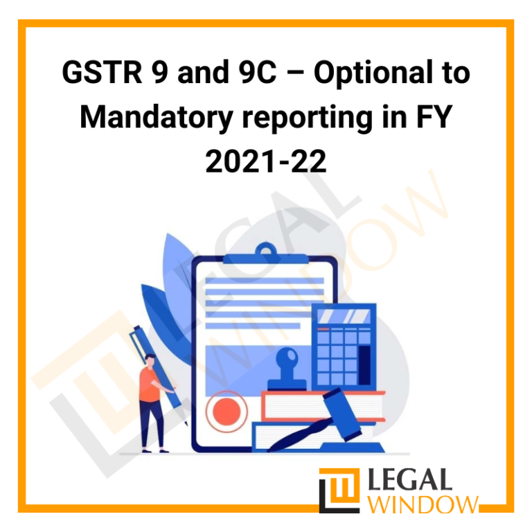 GSTR 9 and 9C