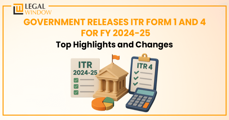 Latest ITR Form 1 and ITR Form 4 for FY 2024-25 released by the Indian Income Tax Department. Download the new income tax return forms for seamless tax filing this financial year