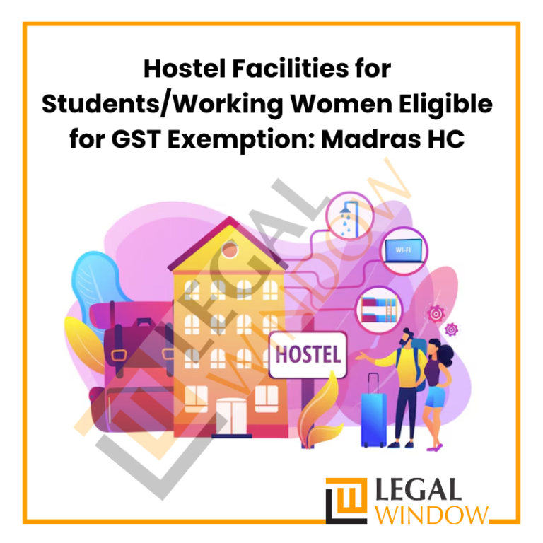 GST on hostel facilities