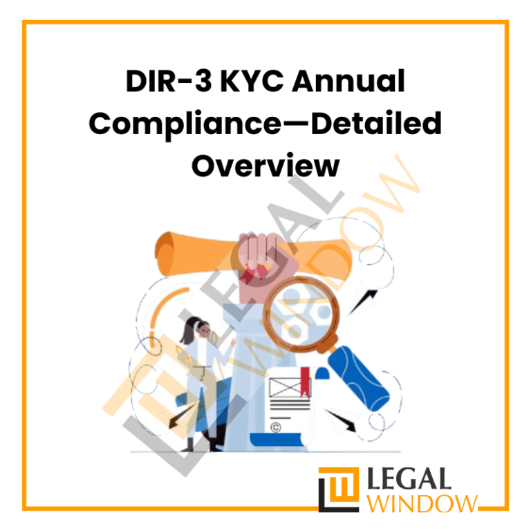 DIR-3 KYC annual compliance