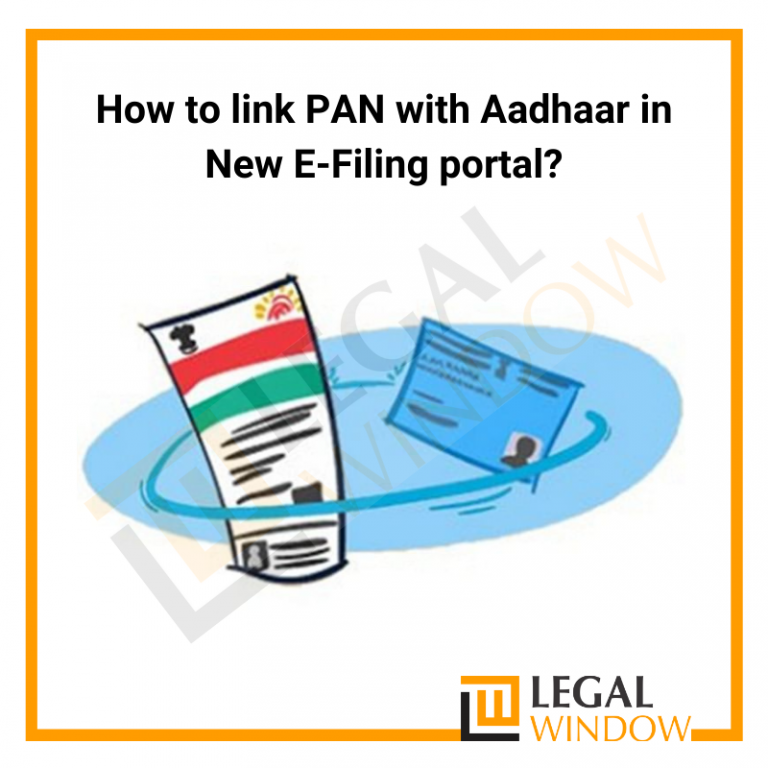 How to link PAN with Aadhaar in New E-Filing Portal