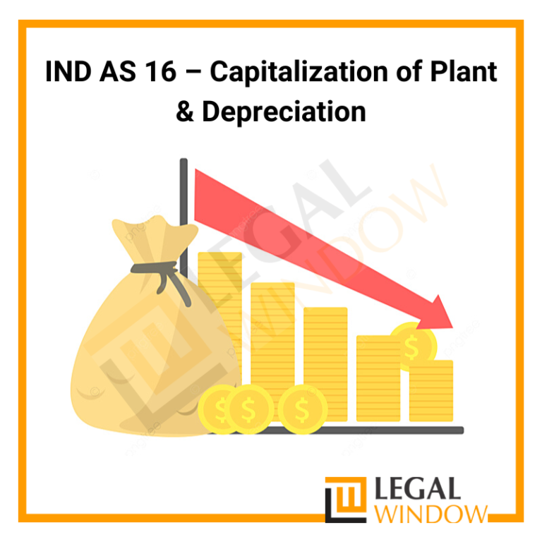 IND AS 16 – Capitalization of Plant & Depreciation
