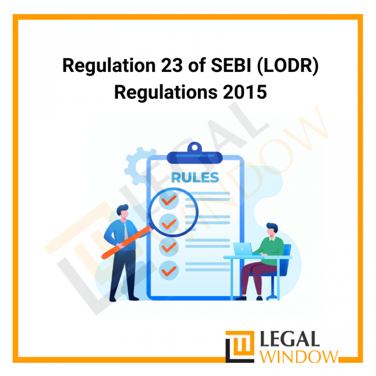Regulation 23 of SEBI (LODR) Regulations 2015