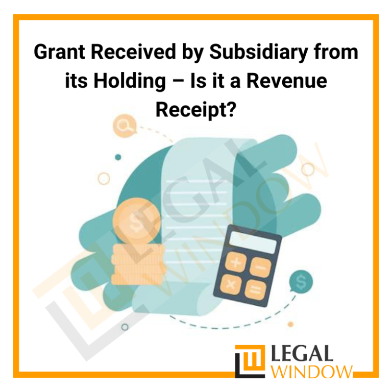 Grant Received by Subsidiary from its Holding
