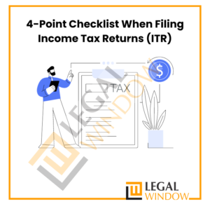 checklist for income tax return filing
