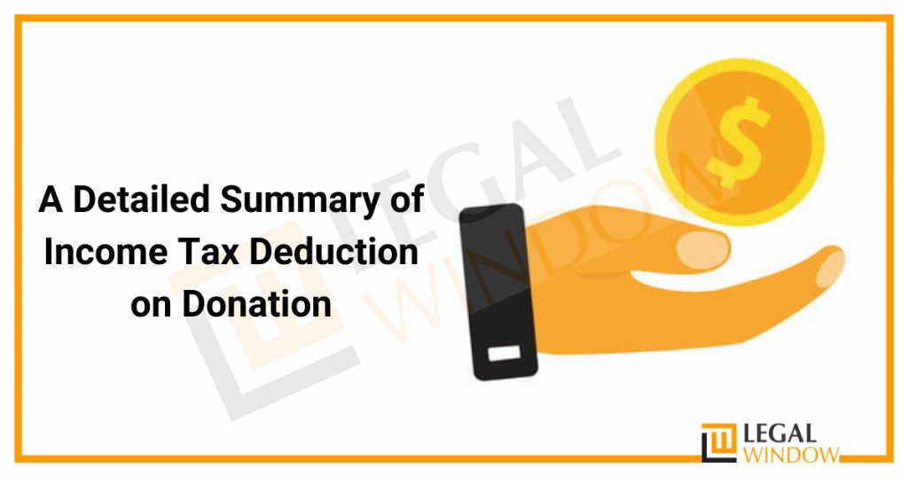 Tax Deduction on Donation » Legal Window