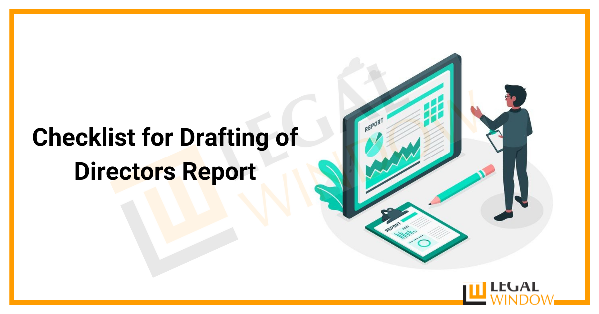 Checklist for Drafting of Directors Report