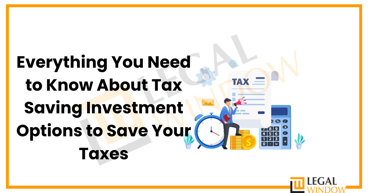 Best Tax saving Investment options for 202324 » Legal Window