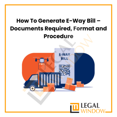 Generate E-Way Bill