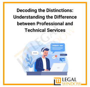 Difference between Professional & Technical Services