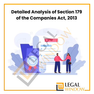 Section 179 of Companies Act 2013