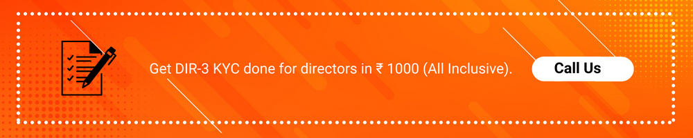 Get DIR-3 KYC done for directors