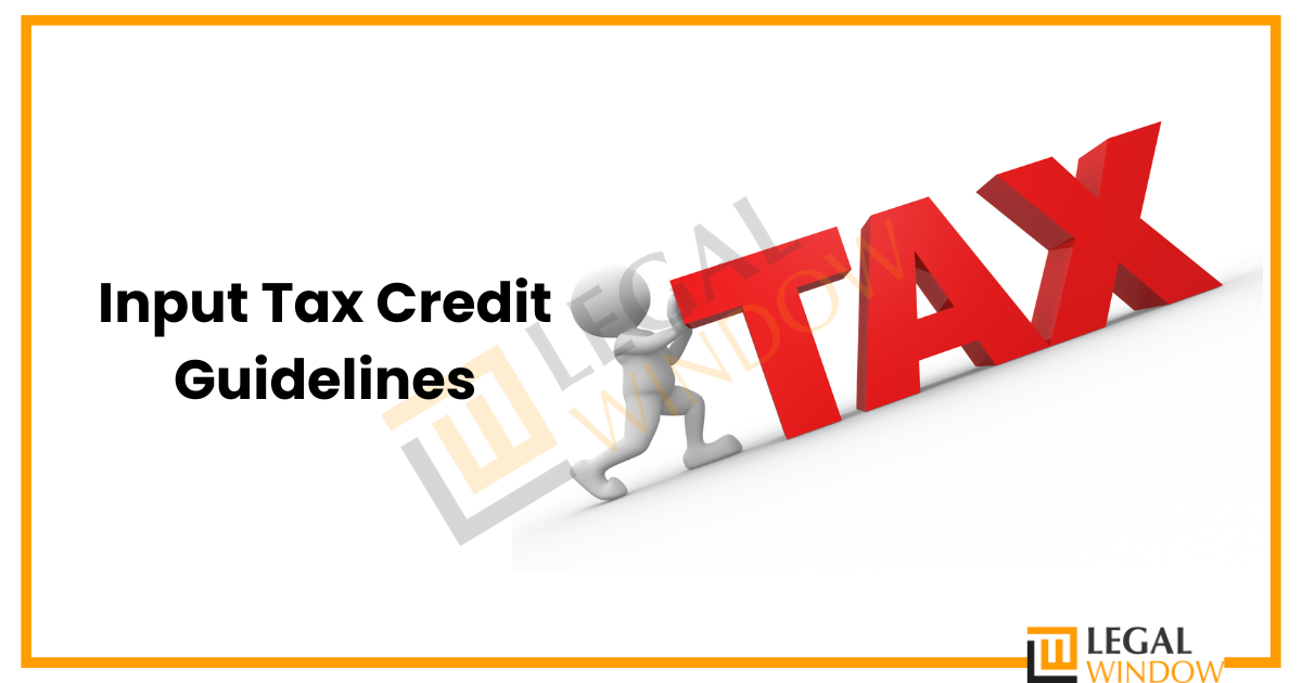 Input Tax Credit in India