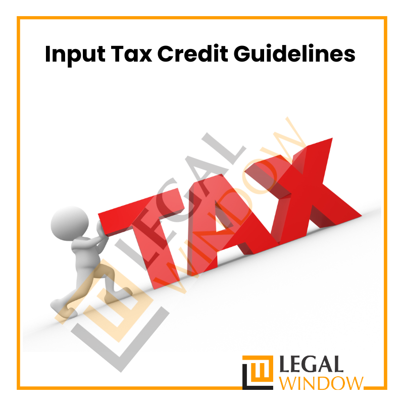 Input Tax Credit in India