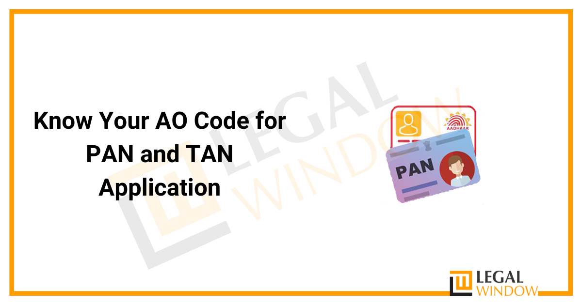 AO Code for PAN and TAN Application