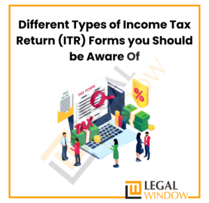 types of income tax return (ITR) forms