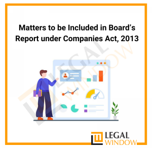 Board’s Report under Companies Act 2013