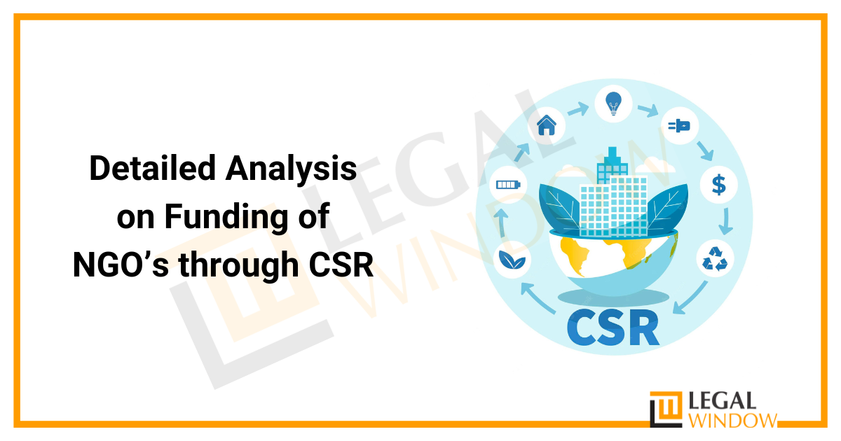 Funding of NGO's through CSR
