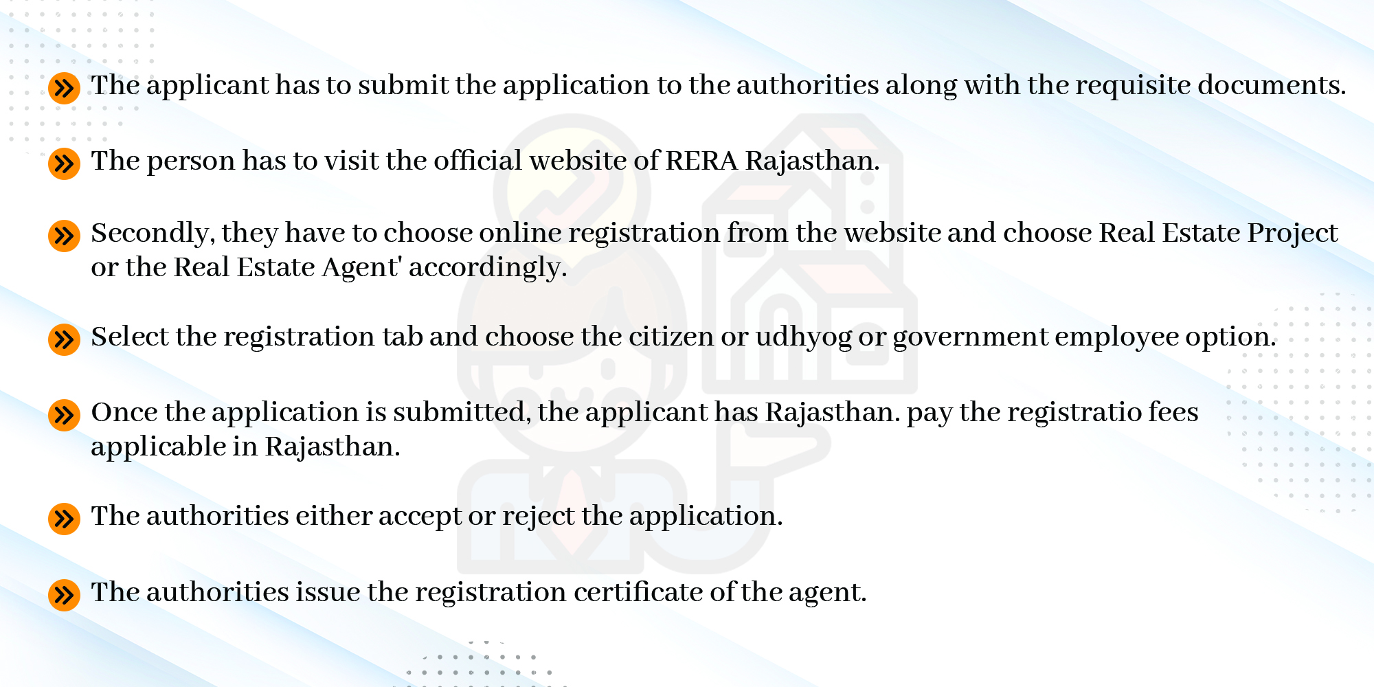 RERA Registration for Agents in Rajasthan » Legal Window
