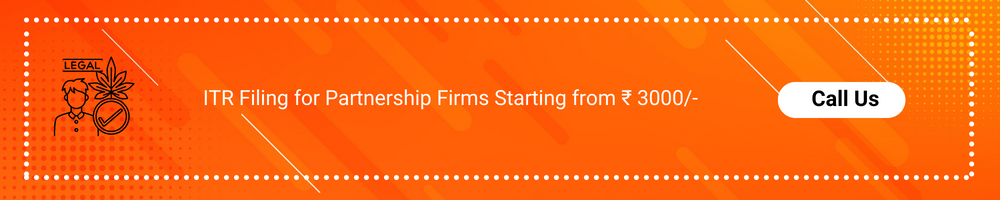 ITR Filing for Partnership firms